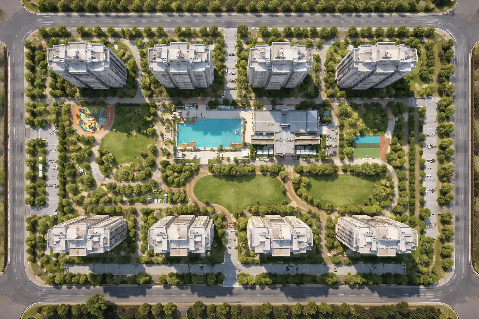 Adarsh Parkland Phase 2 Master Plan | Site Layout